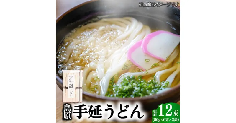 【ふるさと納税】【10/28値上げ予定】島原手延うどん 600g (50g×6束) / うどん ウドン 乾麺 常温 ギフト プレゼント 贈り物 / 南島原市 / 本多兄弟商会 [SAU003]