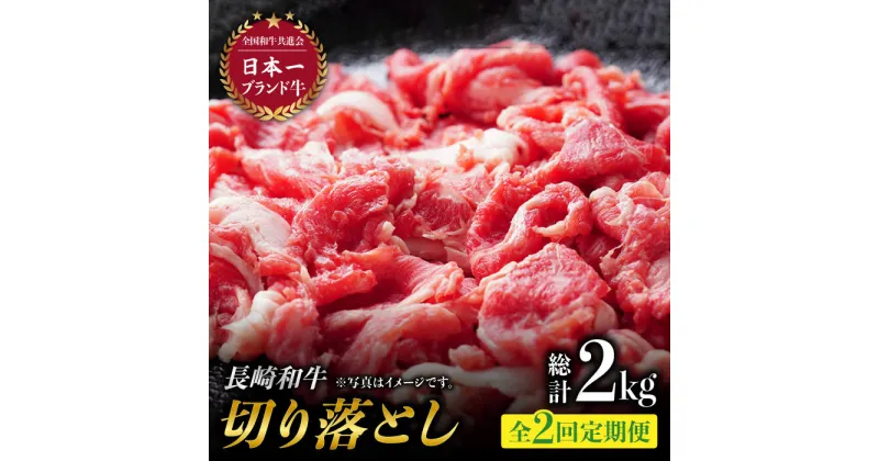 【ふるさと納税】【2回定期便】最高級和牛切り落とし (500g×2) 計2kg 和牛 牛肉 赤身 すき焼き しゃぶしゃぶ 霜降り 切り落とし 切落し 小分け 東彼杵町/有限会社大川ストアー [BAJ047]