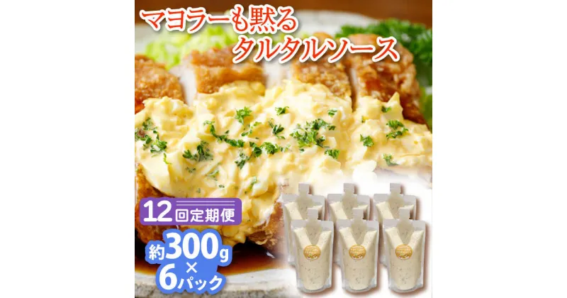 【ふるさと納税】【12回定期便】飲食店・大家族向け 絶品！ タルタルソース 300g×6パック【ビタミン・スタンド】 [OAK023]