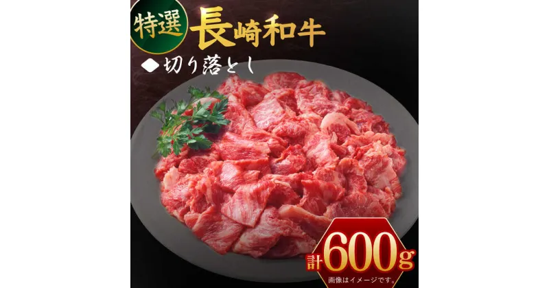 【ふるさと納税】長崎和牛 特選 切り落とし 約600g【川下精肉店】[OAA016] / 黒毛和牛 冷凍配送 もも肉 うで肉 焼肉 牛肉 冷凍 すき焼き用 すきやき用 しゃぶしゃぶ用 モモ ウデ 国産和牛 国産牛 お取り寄せ 贈答用 A4ランク以上 A5ランク相当 贅沢 きりおとし 炒め物 牛丼